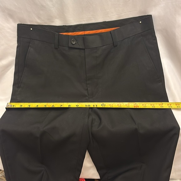 Gently Worn Men’s Wearhouse Men’s Dress Pants Deep Black- Worn Once 38R/32 Waist - Picture 7 of 11